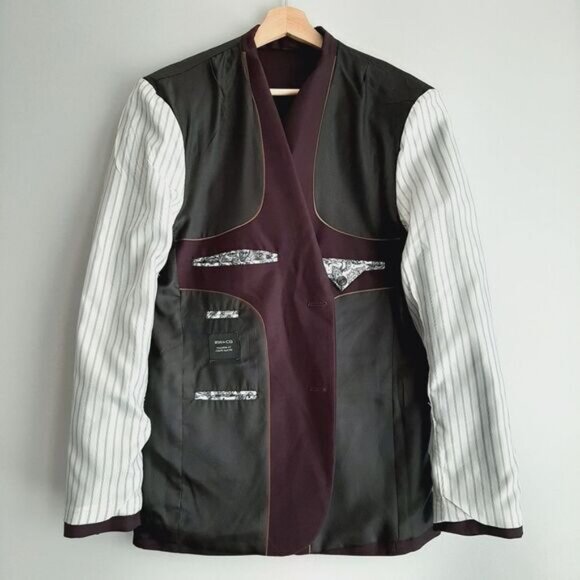 RW&CO nwot - Tailored Fit Blazer Jacket Deep Plum Purple Men's Sz 40 - Picture 9 of 13